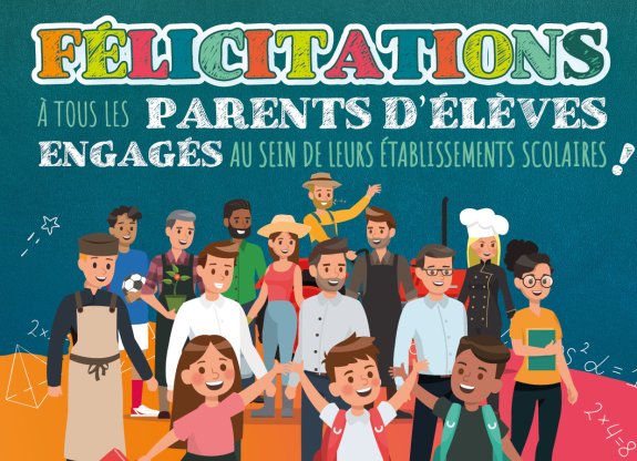 félicitations aux parents d'élèves engagés !