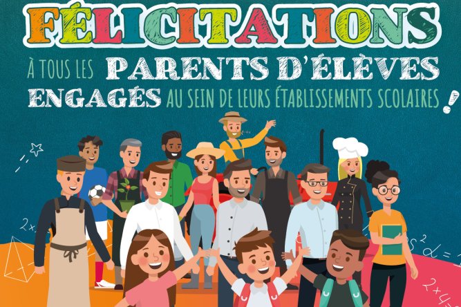 félicitations aux parents d'élèves engagés !