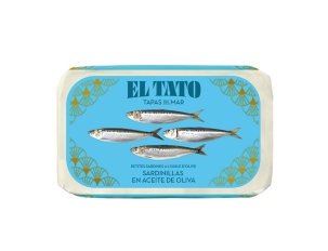 petites sardines à l'huile d'olive tapas
