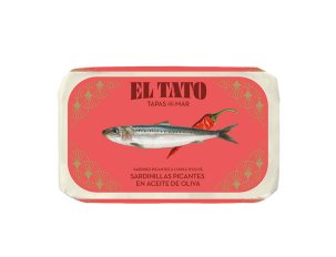 petites sardines à l'huile d'olive et au piment tapas