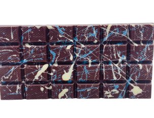 Tablette de chocolat noir 74% fourrée menthe Grand Cru BIO 80g